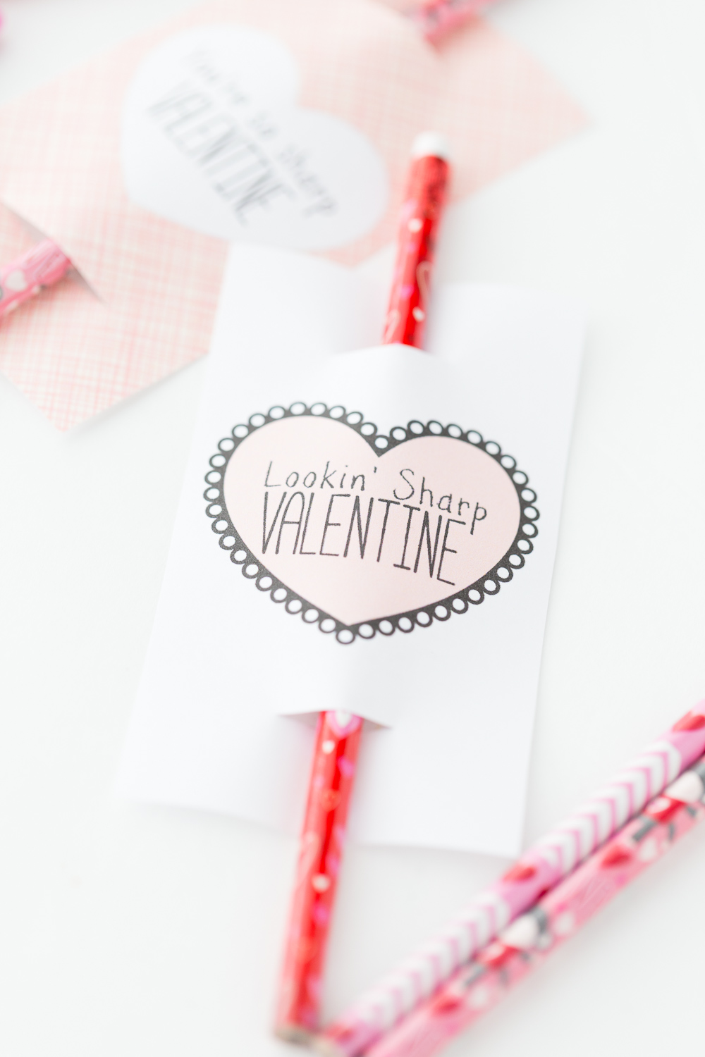 Pencil Valentine: Free Printable - Made To Be A Momma