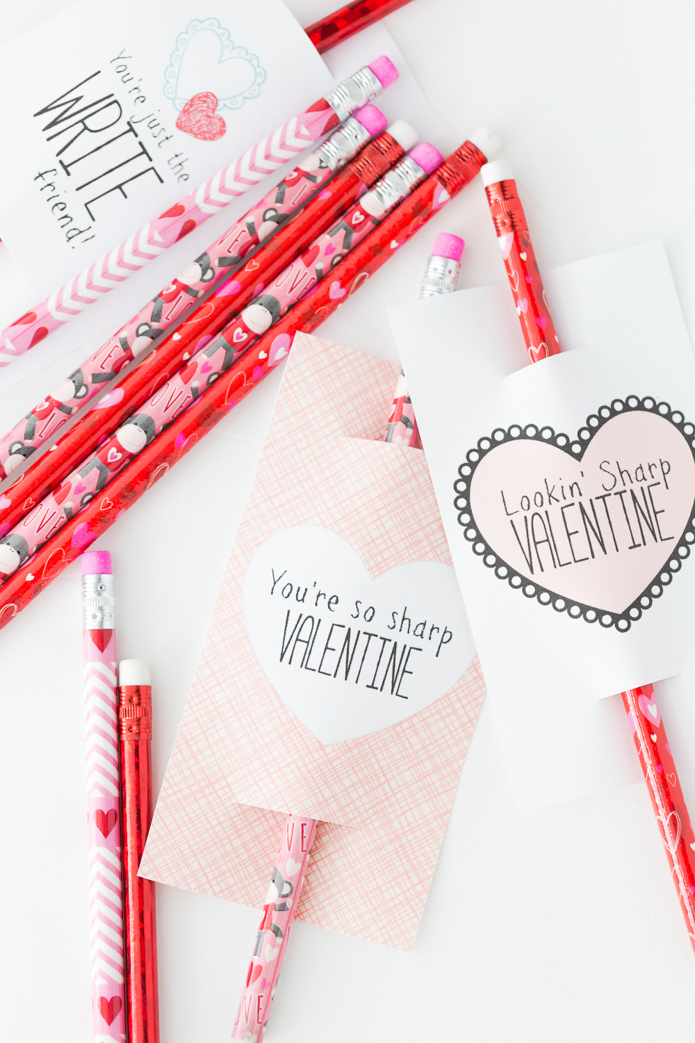Pencil Valentine Printables - Printable Word Searches