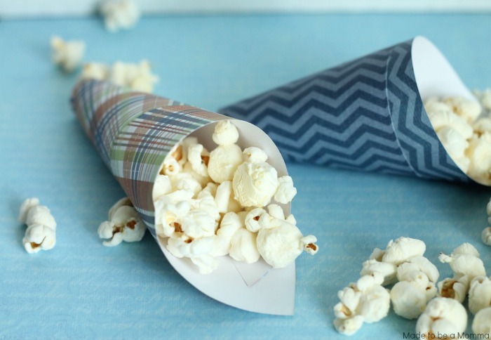 Popcorn Cone Horizontal