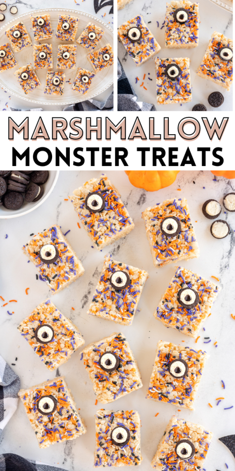 Halloween Monster Marshmallow Treats