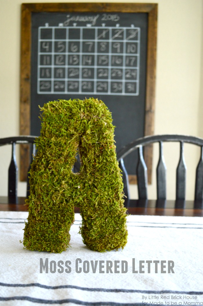 Moss Covered Letter