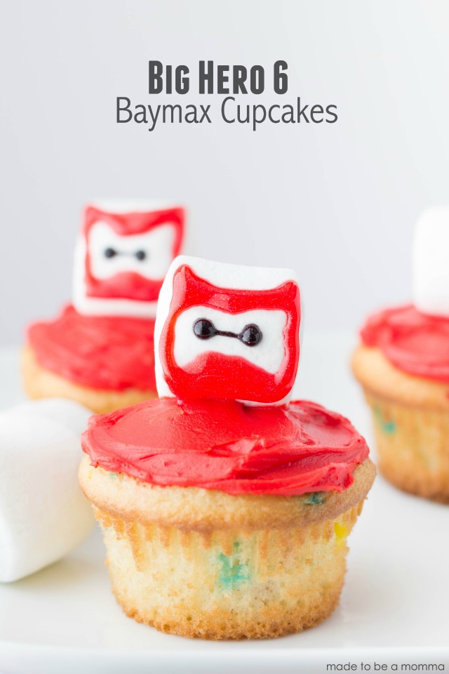 Baymax Cupcakes