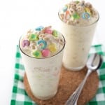 Lucky Charms Avalanches | Similar to a Dairy Queen Blizzard these avalanches are perfect for St.Patricks Day! #icecream #stpatricksday