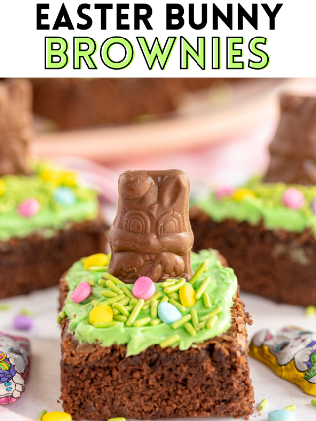 Easter Bunny Brownies