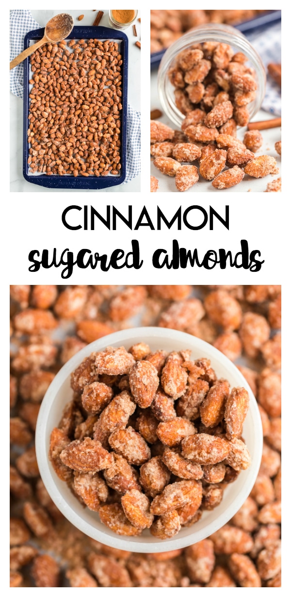 Cinnamon Sugared Almonds: these cinnamon sugar almonds are a delicious sweet and crunchy treat, easy to make and goes quickly!