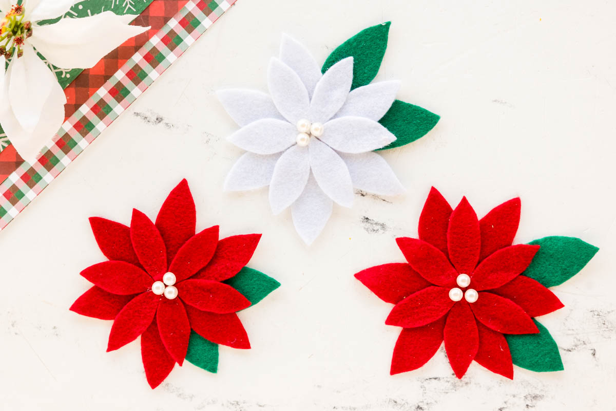 Felt Poinsettia