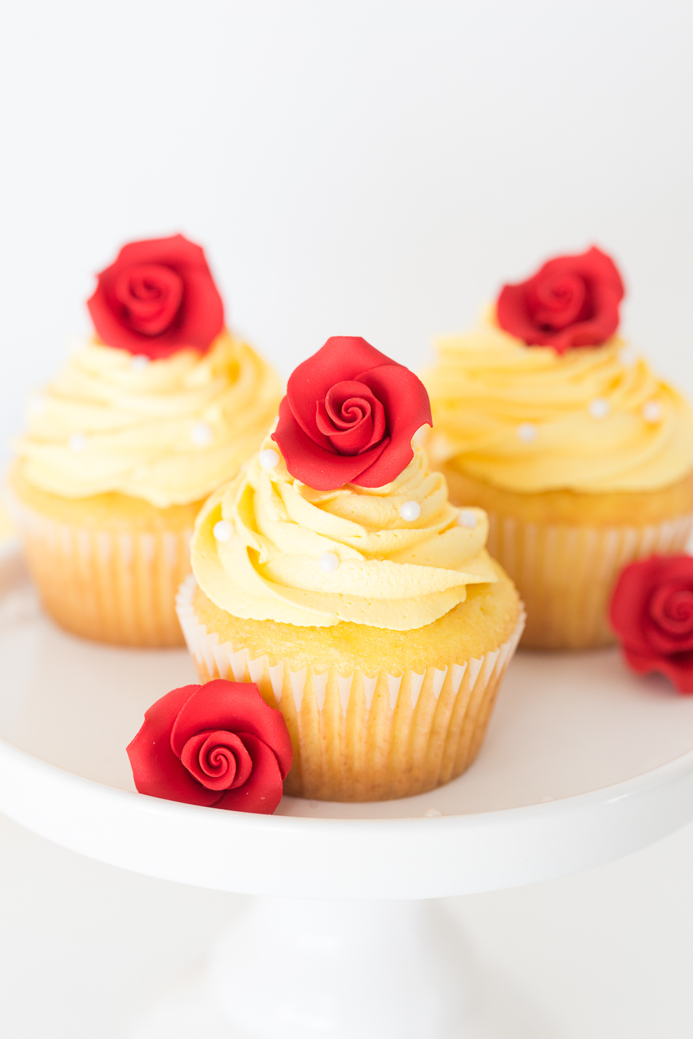 Belle Cupcakes | Beauty and the Beast | Beauty and the Beast Treats | Cupcakes | Disney Treats | Princess Party