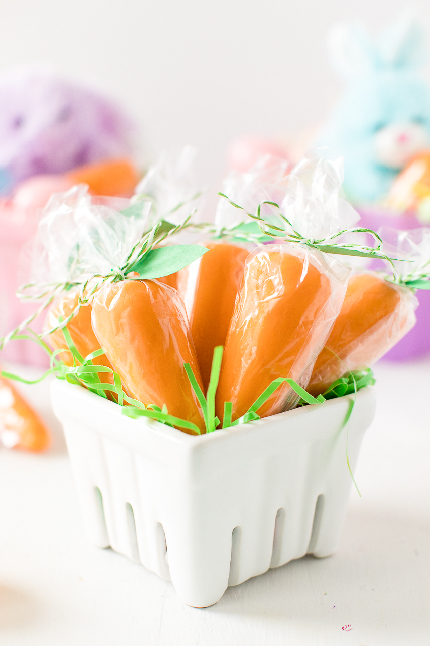 This homemade playdough recipe is great for egg hunts, school parties, and more! The Easter carrot shapes are perfectly festive for the Easter season!