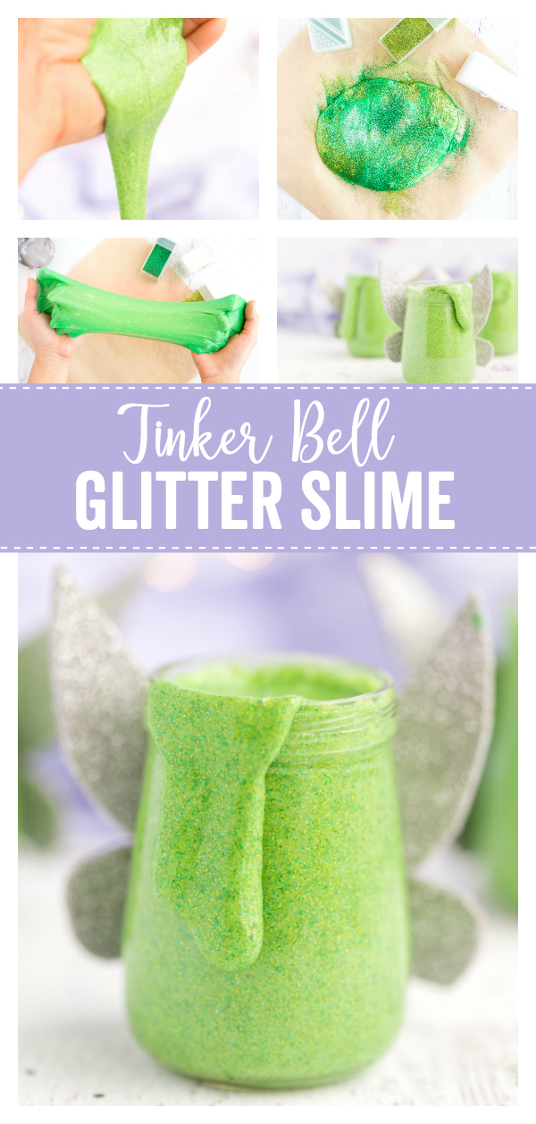 Tinker Bell Glitter Slime