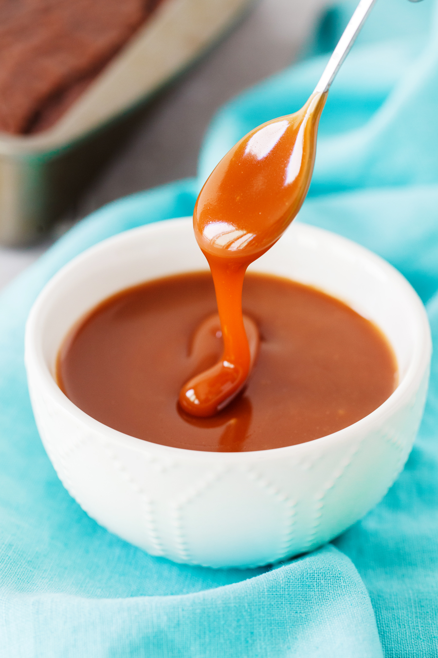 Caramel Sauce for Caramel Brownie Recipe