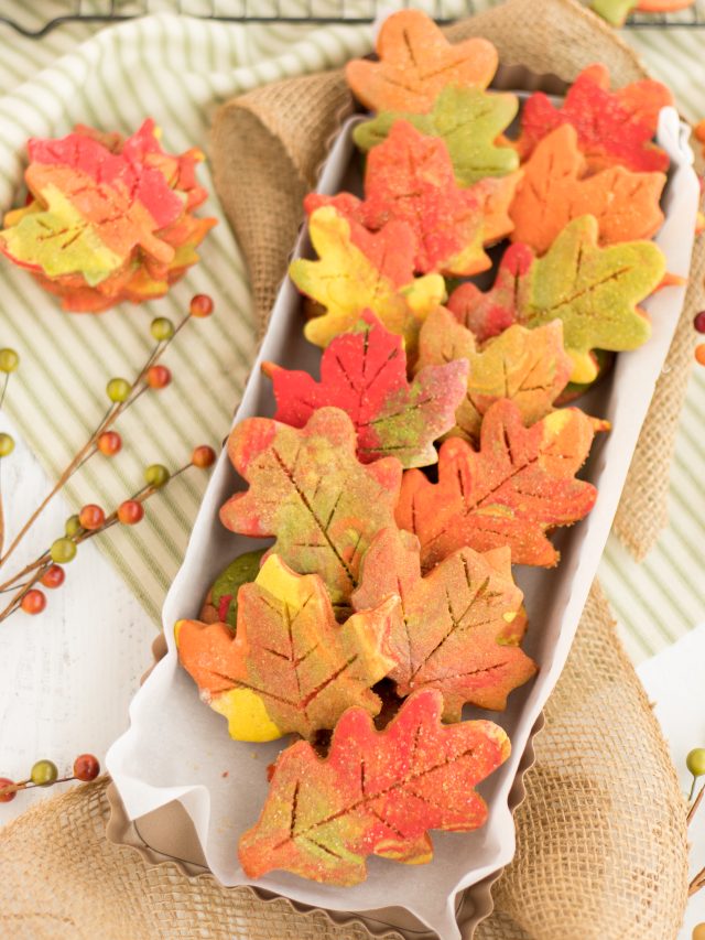 Fall Leaf Cut Out Cookies
