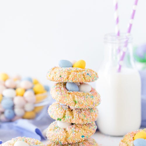 Birds Nest Funfetti Cookies Made To Be A Momma