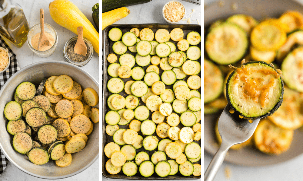 Steps to make Roasted Zucchini and Squash