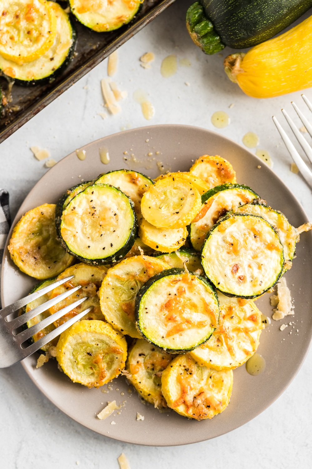 Roasted Zucchini and Squash Single Serving
