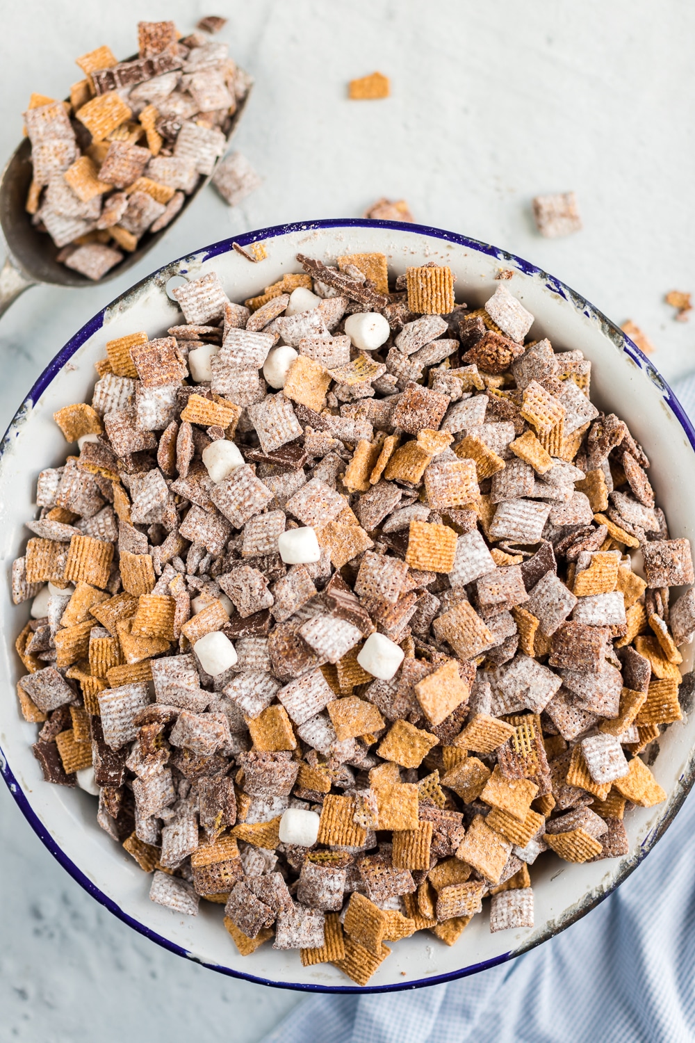 S'mores Puppy Chow Large serving bowl