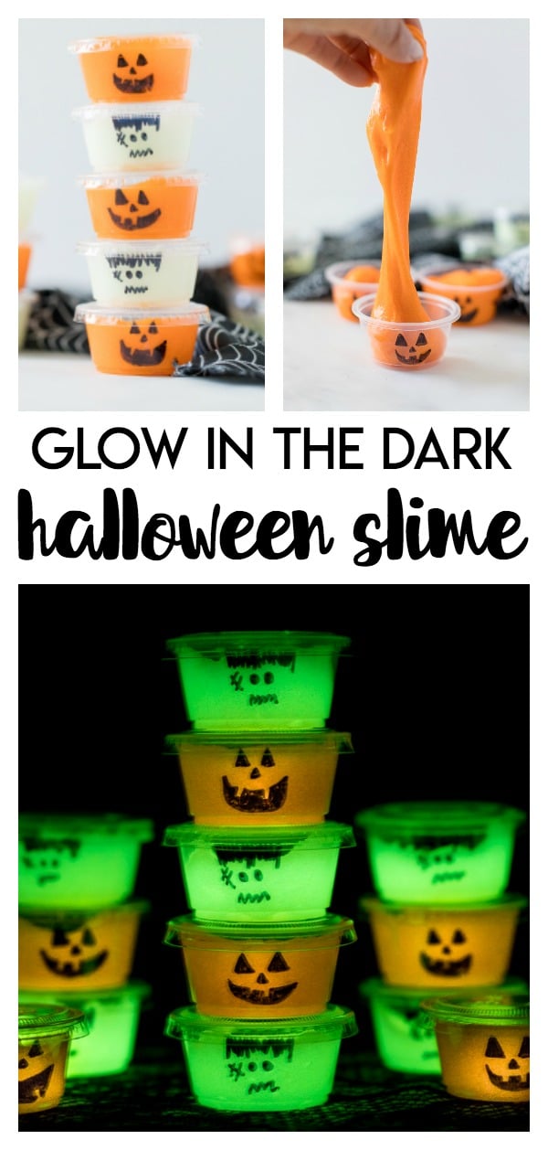 Glow In The Dark Halloween Slime Made To Be A Momma