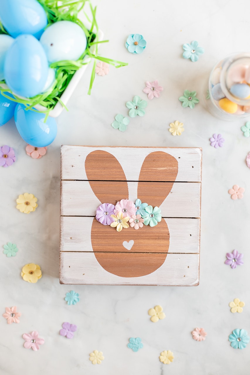 Wooden Bunny Craft for Kids