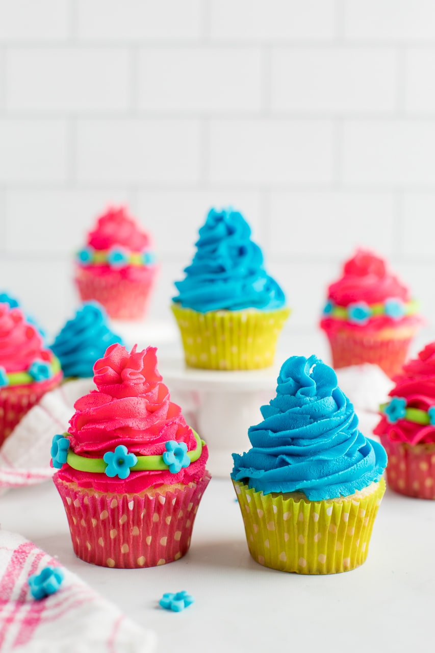 mezclador Vacaciones Transitorio Trolls Inspired Cupcakes - Made To Be A Momma