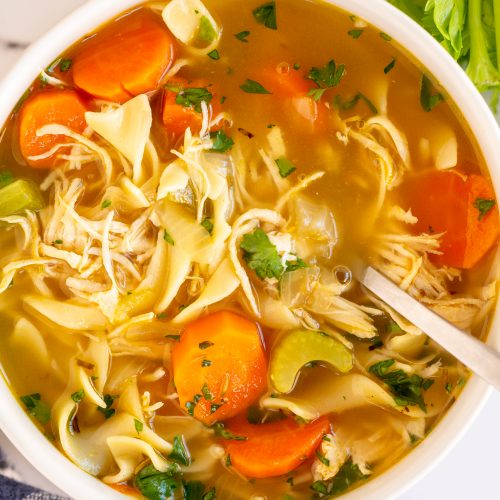 Homemade Chicken Noodle Soup - Made To Be A Momma