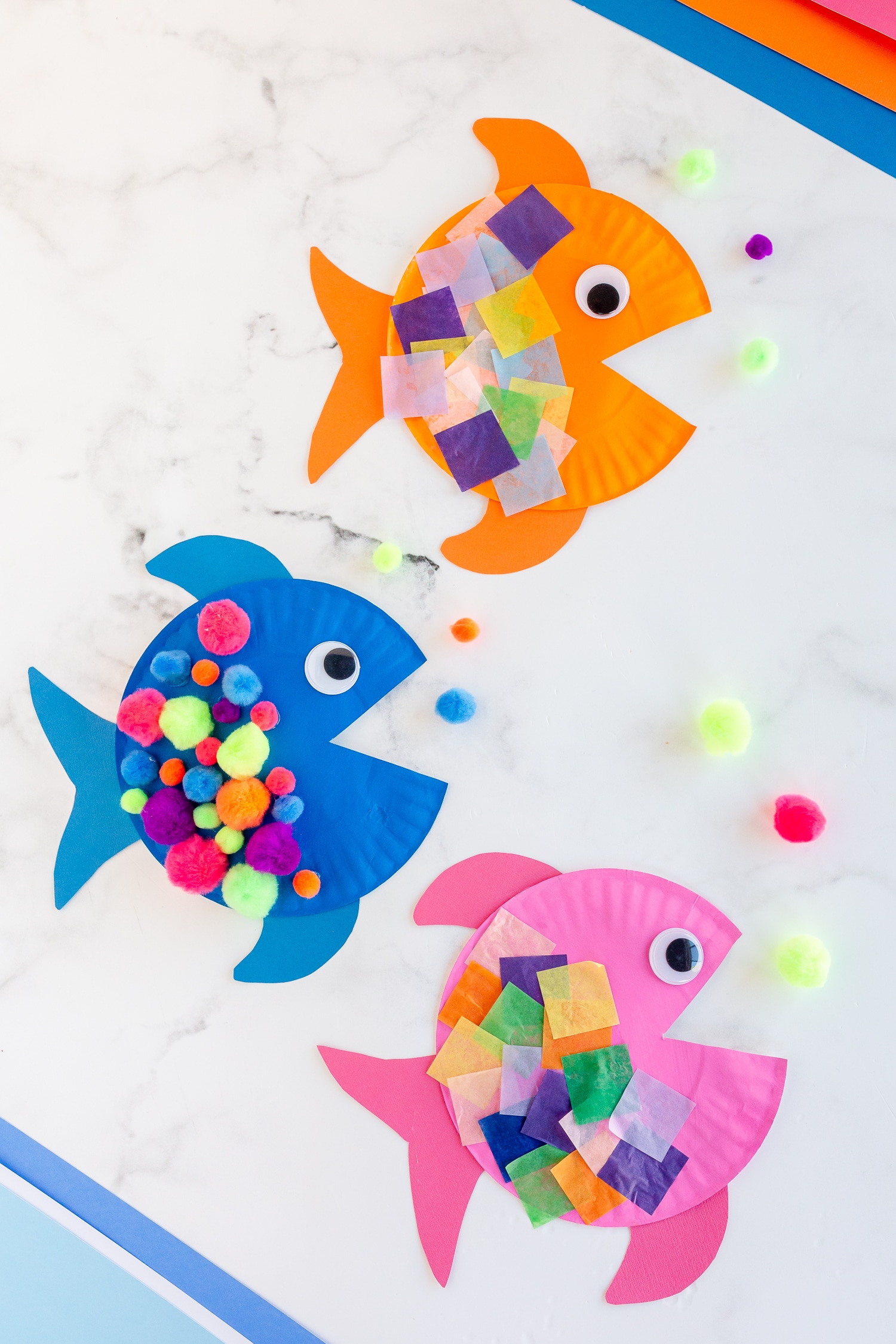 Paper Plate Fish Craft 