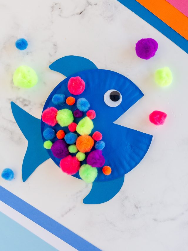 Paper Plate Fish Craft