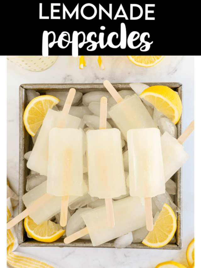 Lemonade Popsicles