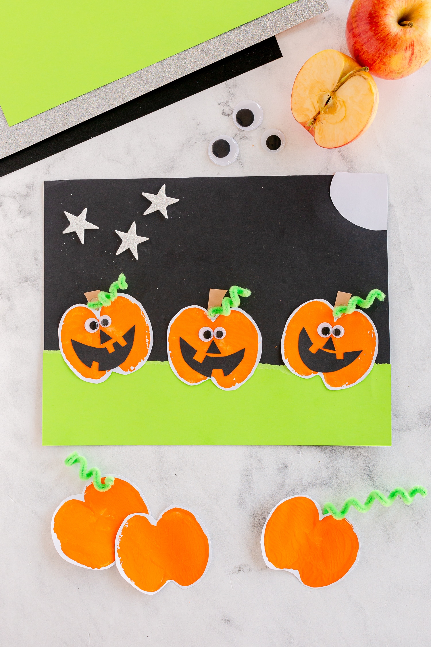 Easy Pumpkin Craft for Kids – Jack-O-Lanterns