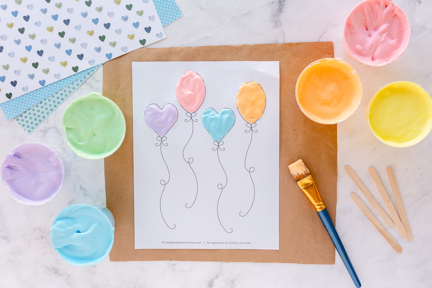 DIY Puffy Paint - Made To Be A Momma