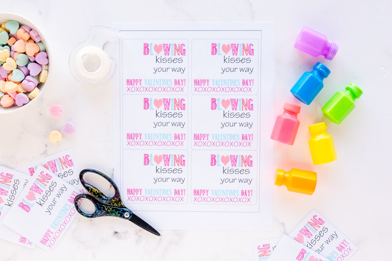 Valentine Printable Bubbles Made To Be A Momma