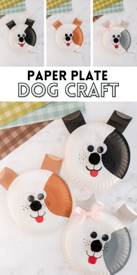 Paper Plate Dog Craft Pinterest Image
