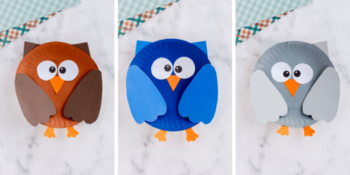 Paper Plate Owl - Made To Be A Momma
