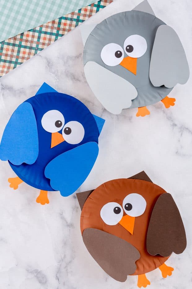 Paper Plate Owl - Made To Be A Momma