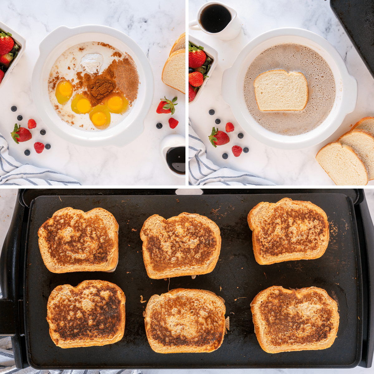 how to make french toast on griddle