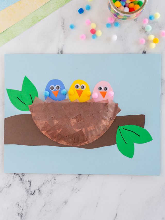 Easy Paper Plate Bird Craft