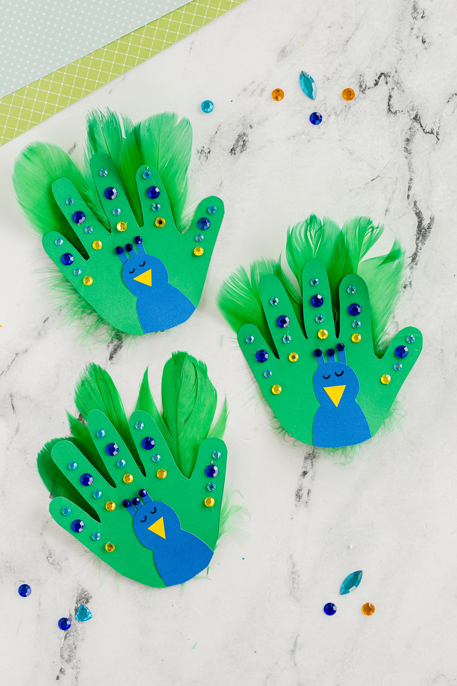 Handprint Peacock