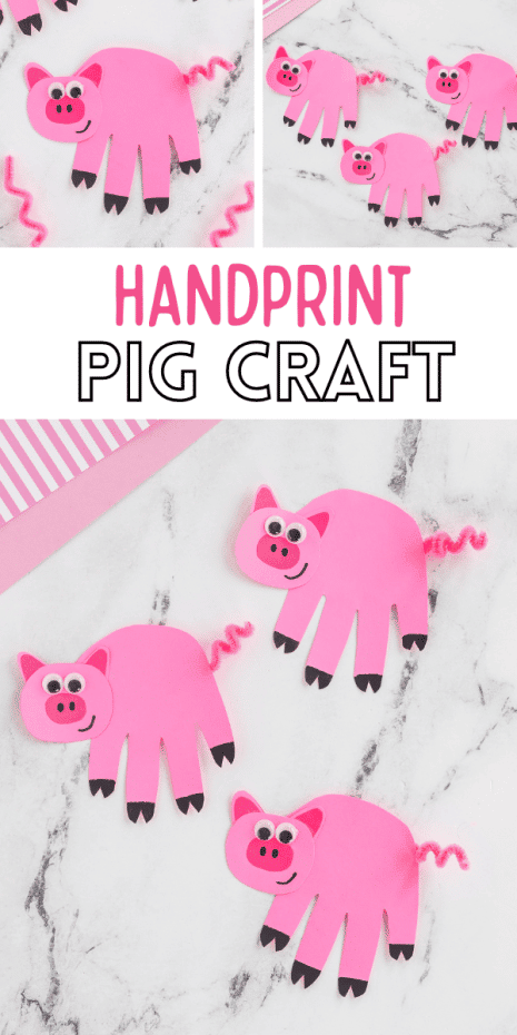Create your own handprint pig craft using simple craft supplies and a little creativity.