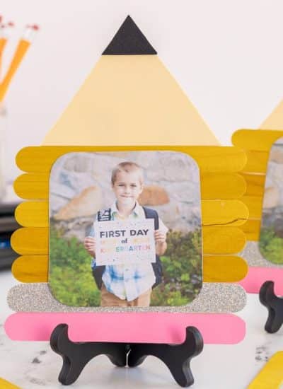 Back to School Popsicle Frame