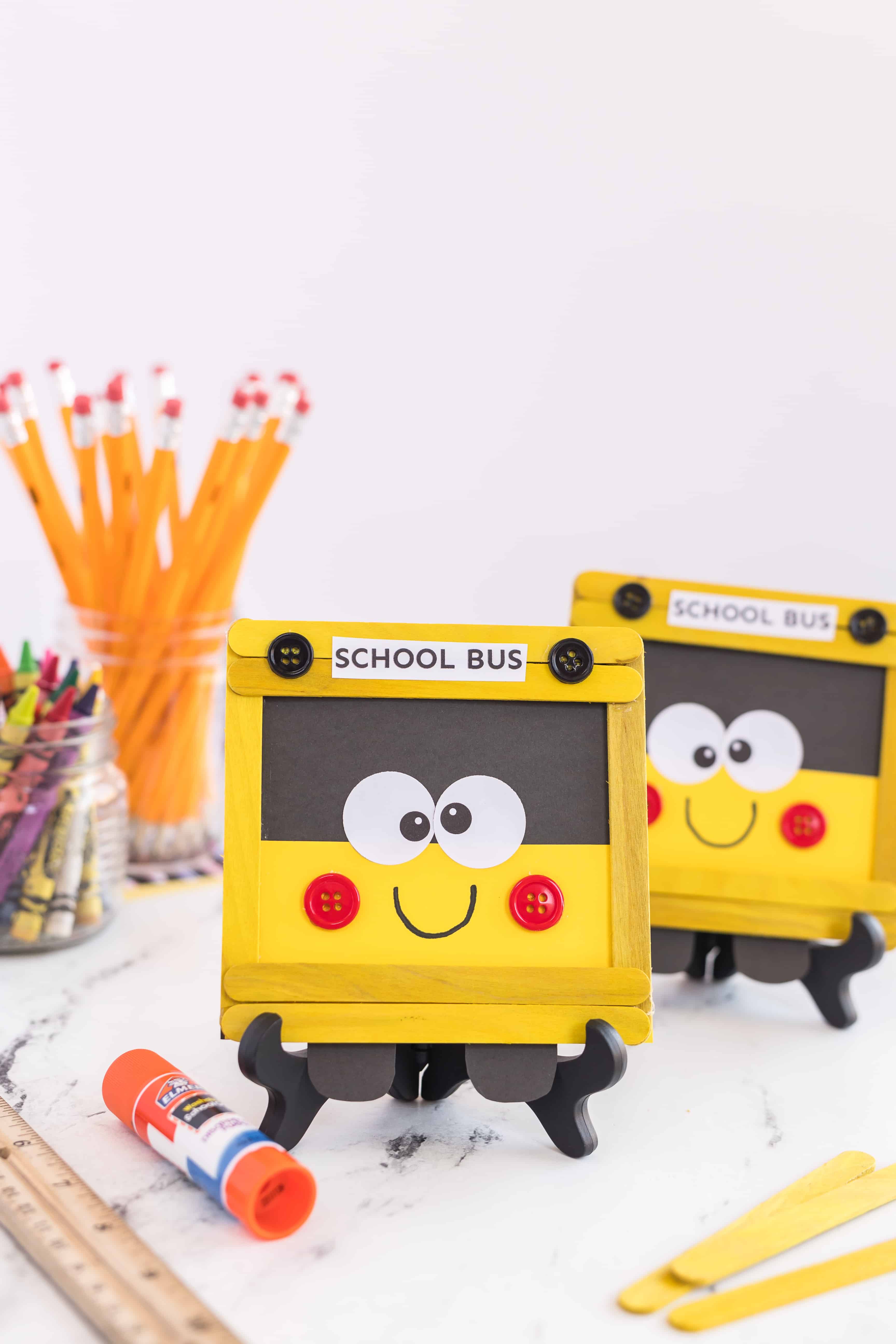 Back to school bus craft