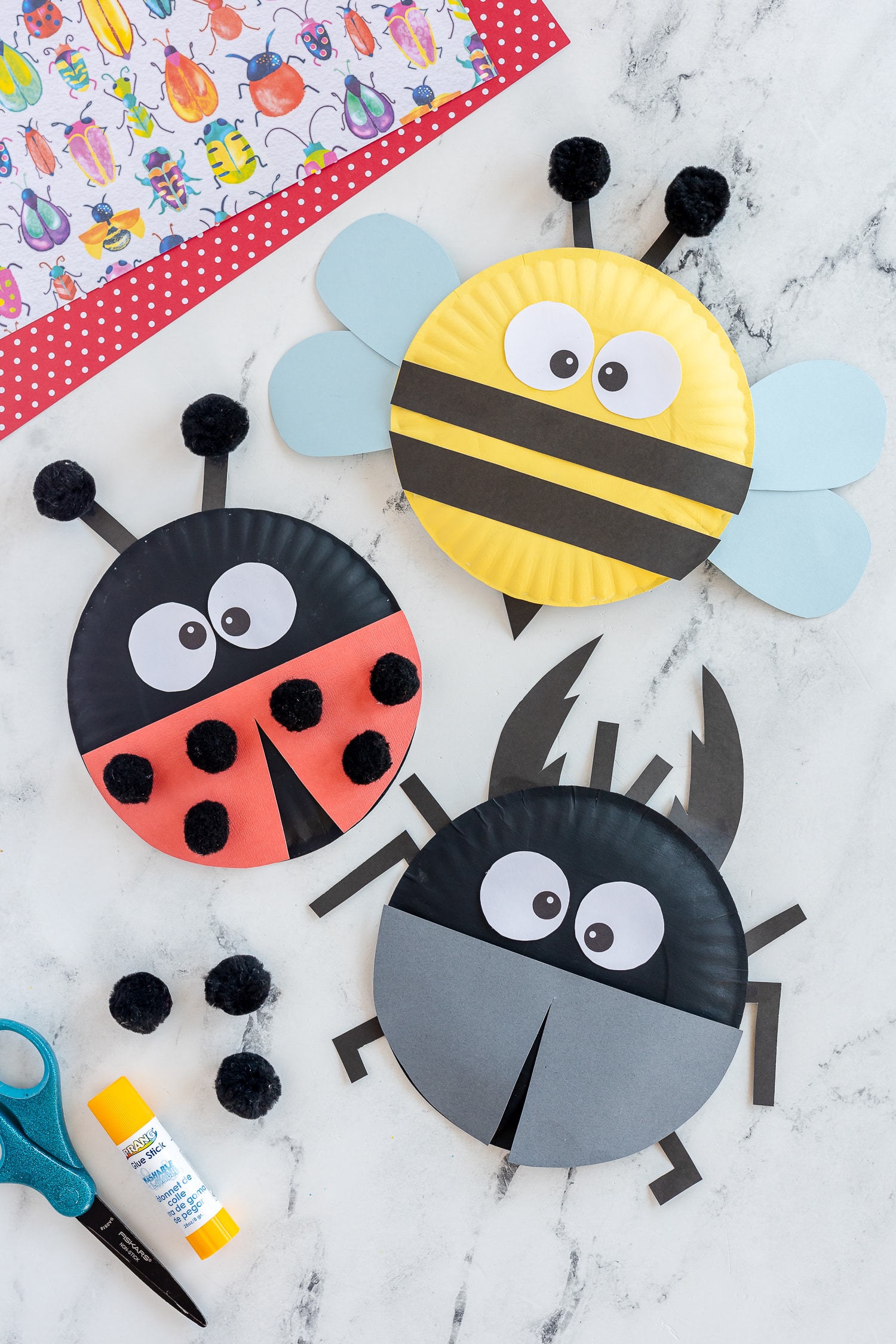 Paper Plate Insects