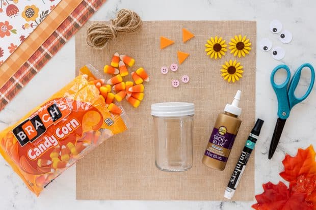Mason Jar Scarecrow - Made To Be A Momma