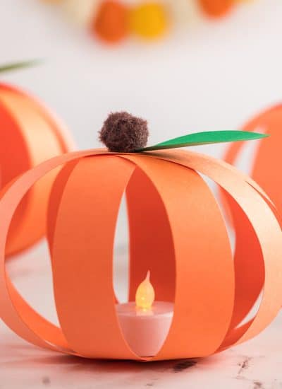 Paper Pumpkin Lanterns