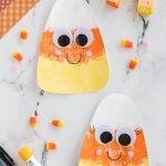 Sponge Painted Candy Corn Craft
