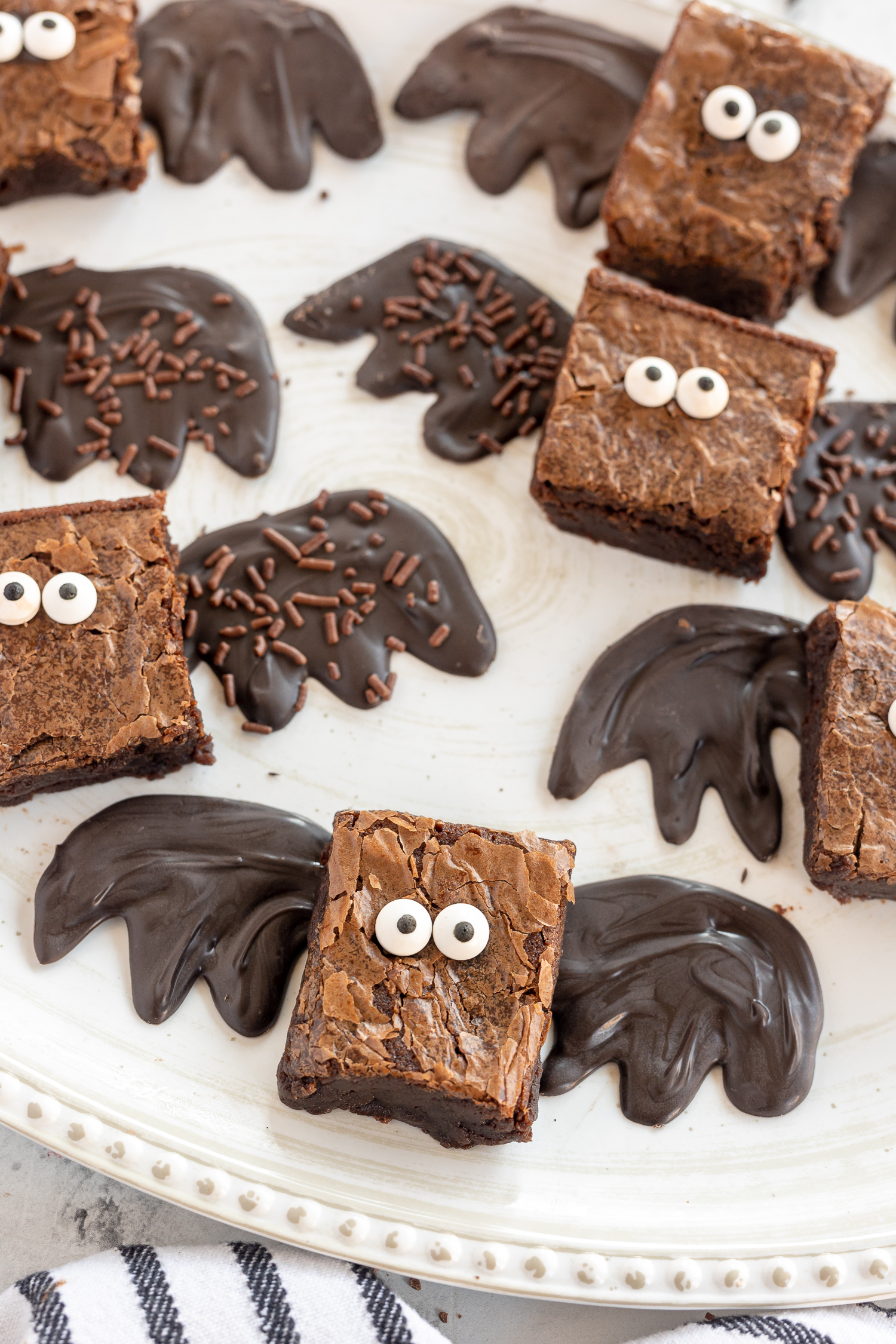 Halloween Brownie Bats