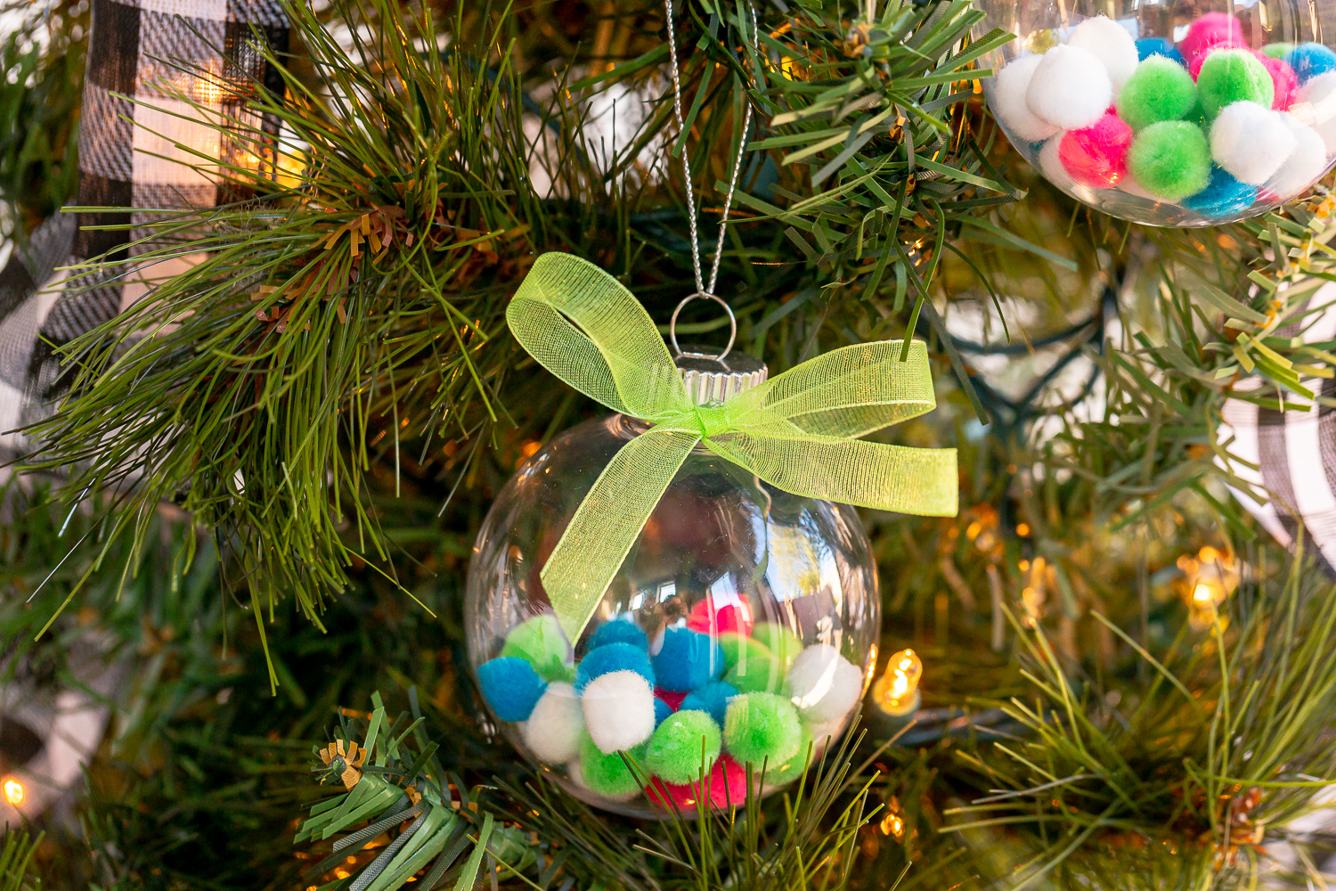 pom pom ornaments for kids