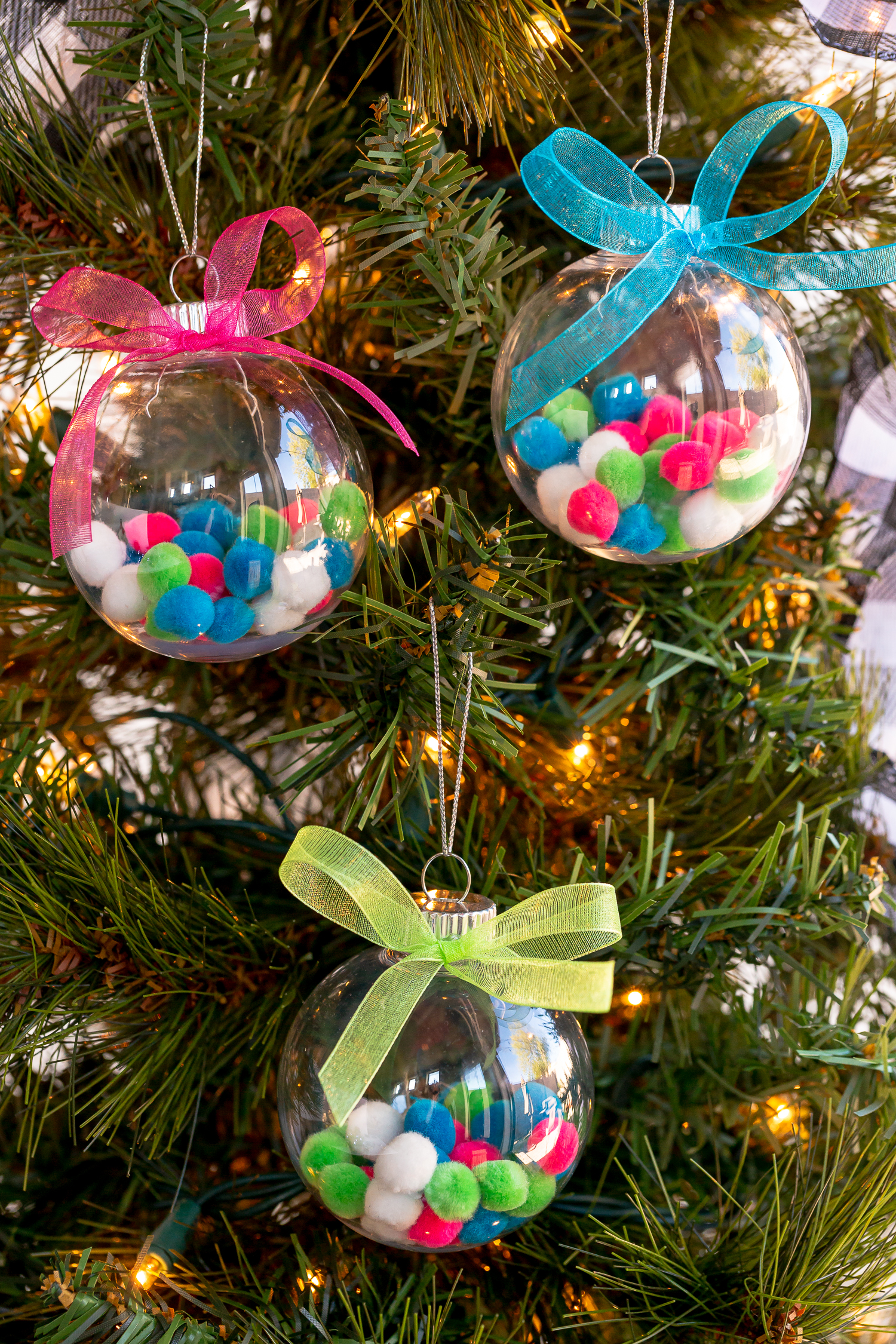 Pom Pom Ornaments