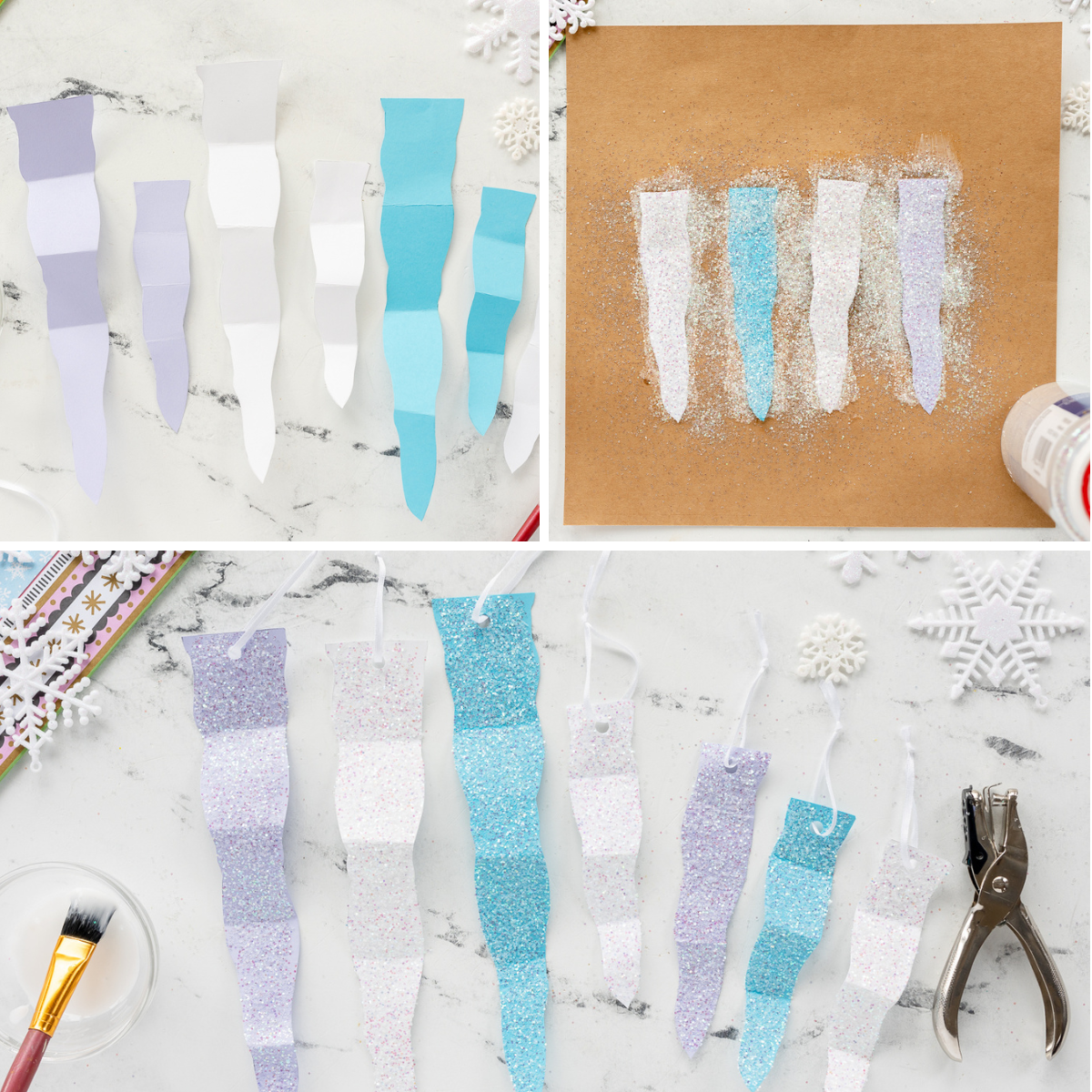 how to make icicles process