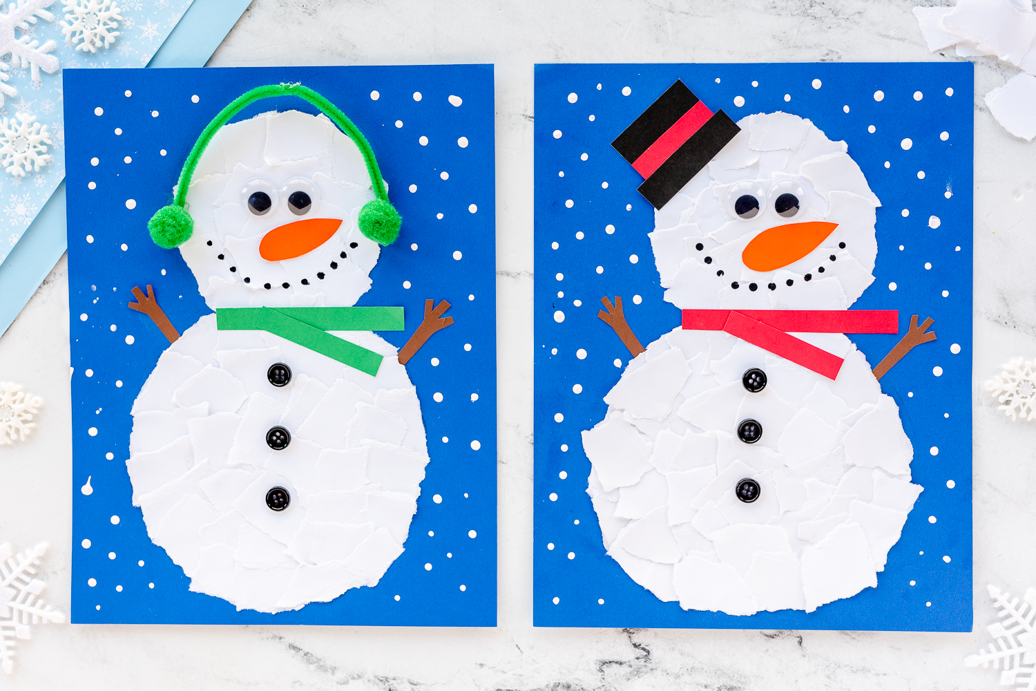 How to make torn paper art projects for preschoolers? - DIY ART PINS