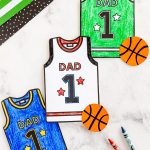 My favorite Father's Day Basketball Jersey Craft