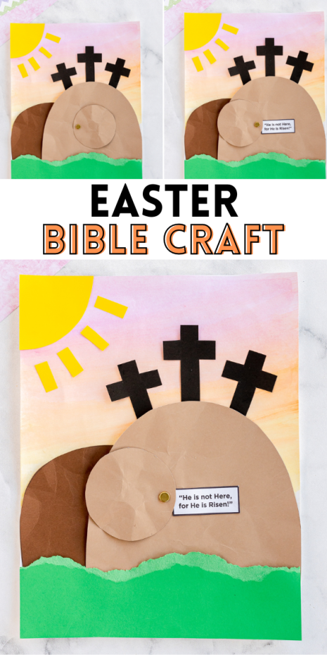 This resurrection watercolor craft is a beautiful craft to teach children about the death, burial and resurrection of Jesus Christ. This is a great activity for a Sunday School or homeschooling art lesson.