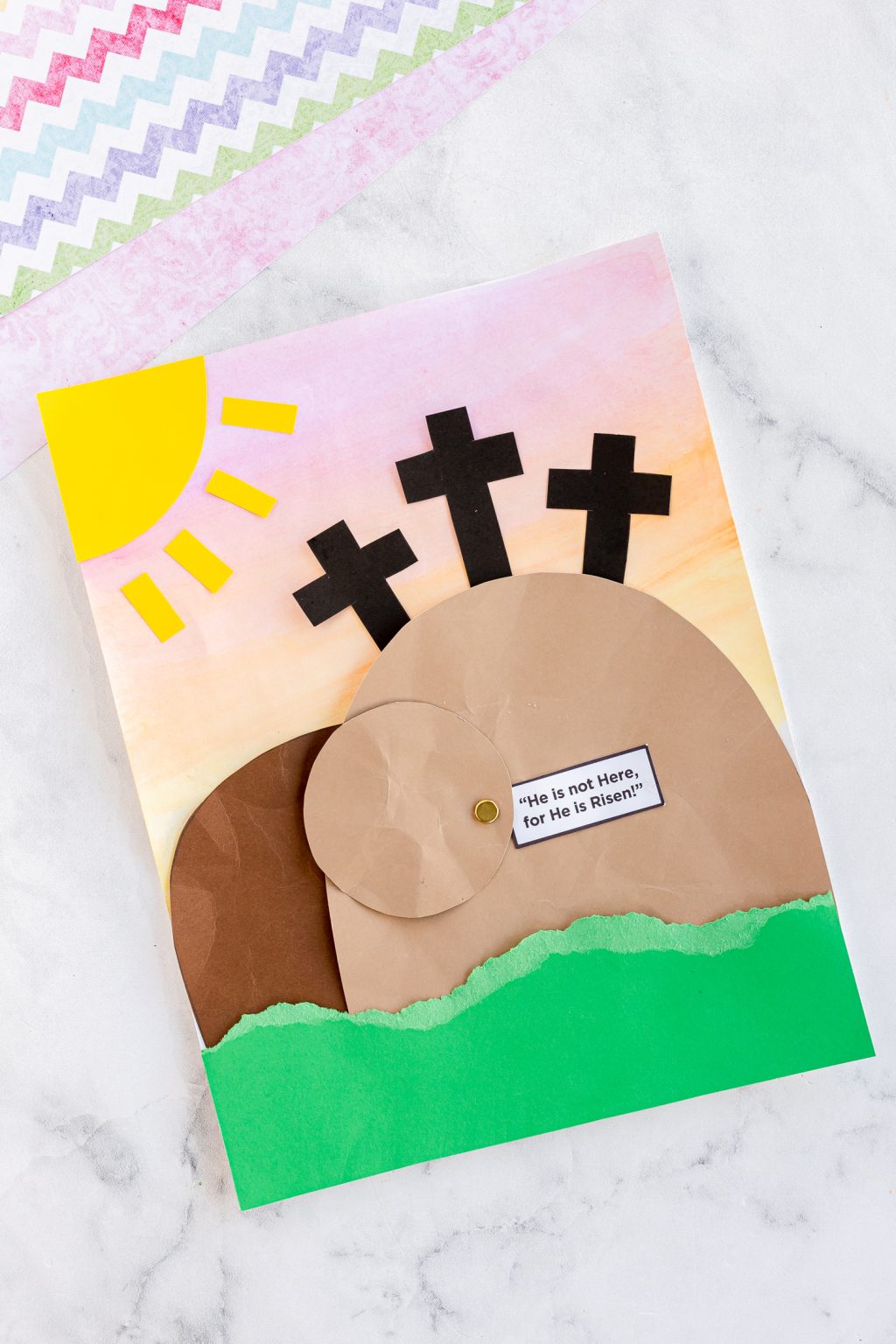 Resurrection Watercolor Craft - Made To Be A Momma